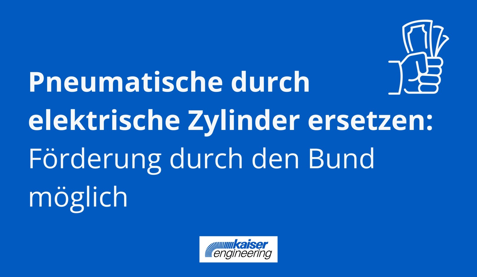 Förderung Pneumatikersatz